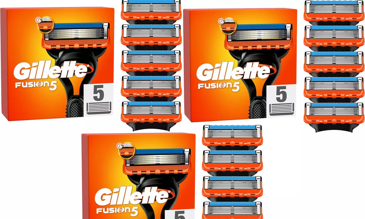Precio MÍNIMO en cuchillas Gillette Fusion5: Llévate 5 recambios por sólo 12,46€ con este cupón (-43%) ¡A 2,49€ cada uno!