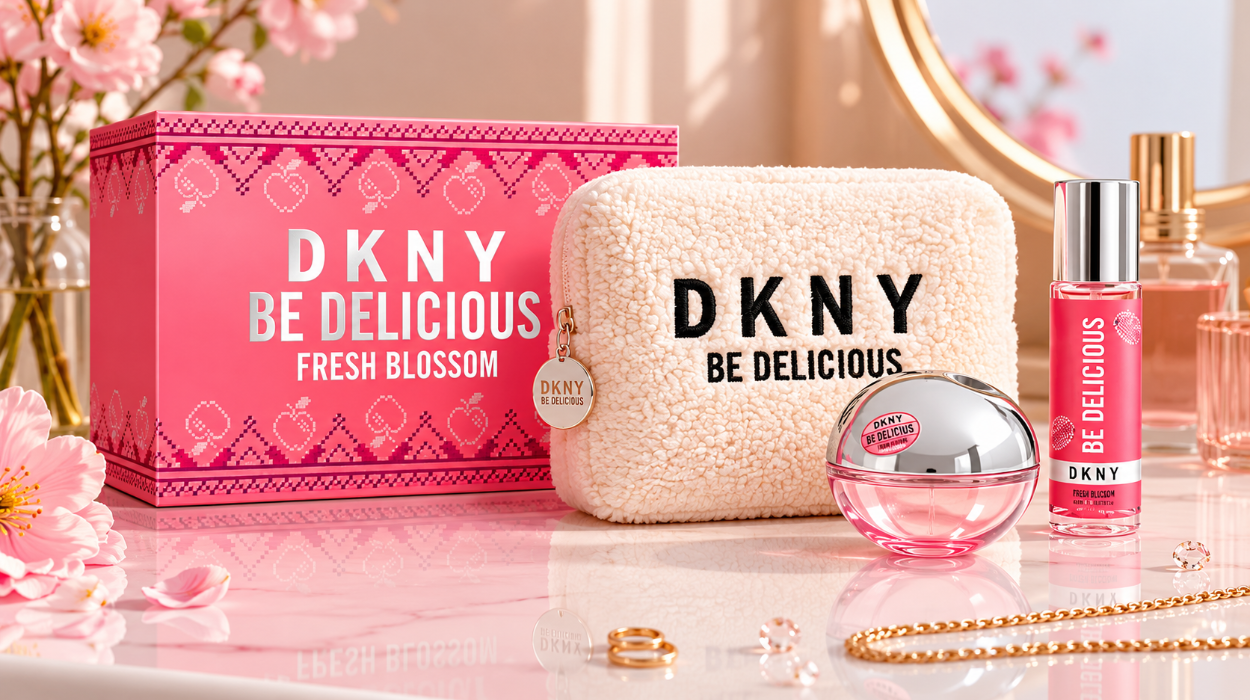 Aroma floral irresistible: caja regalo DKNY Be Delicious Fresh Blossom con perfume, bruma y neceser por sólo 42,47€ con envío gratis (-21%)