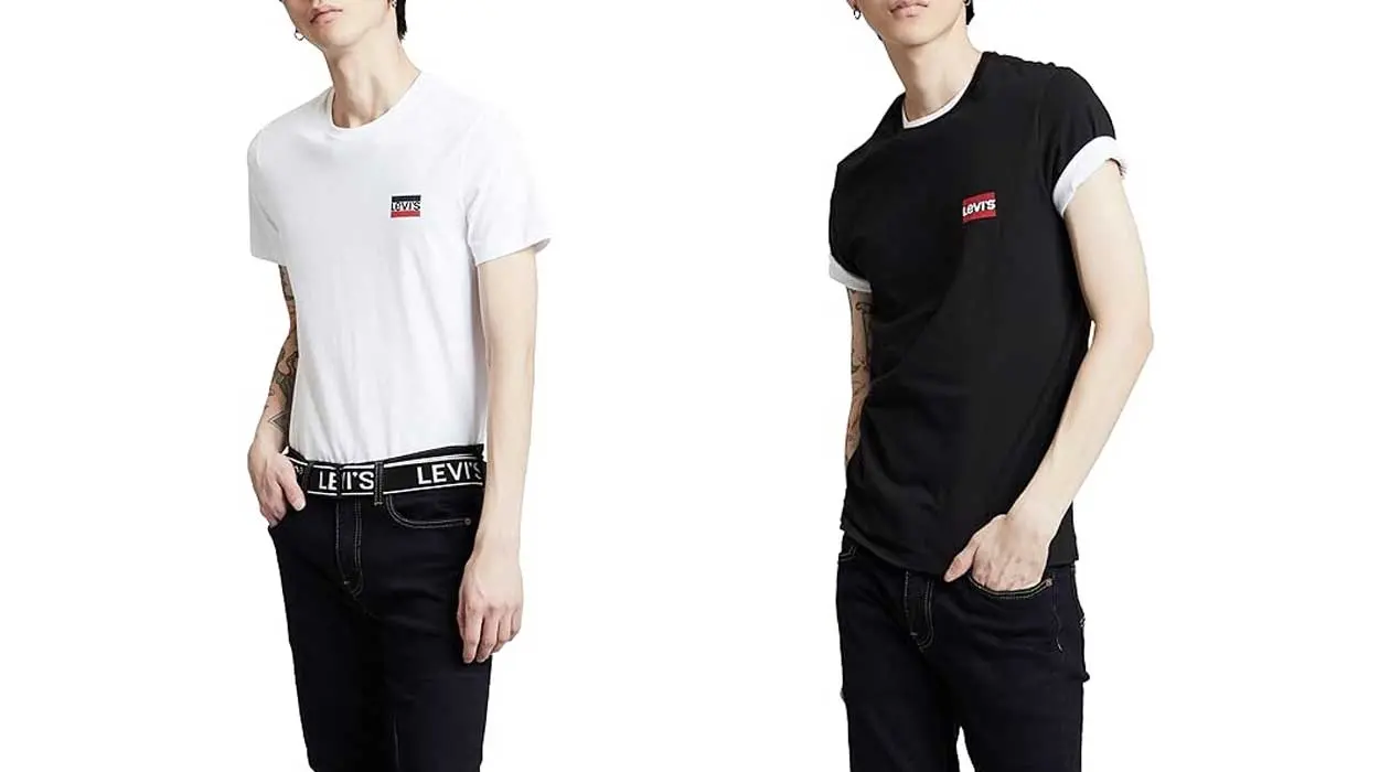 Chollo Pack de 2 camisetas Levi’s Crewneck para hombre desde sólo 14,14€ ¡7,07€ cada una!