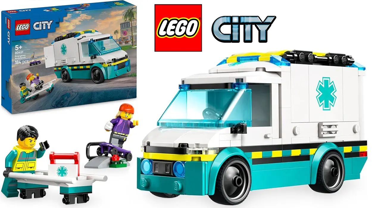 Chollo Set Ambulancia de Emergencias de LEGO City por sólo 14,77€ (-26%)