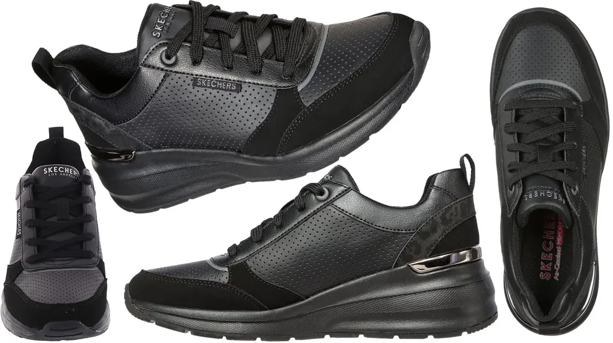 Chollo Zapatillas Skechers Billion – Subtle Spots negras para para mujer por sólo 33,99€ con envío gratis (-51%)