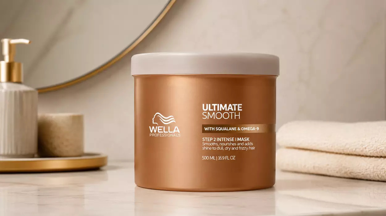 Chollo Mascarilla hidratante Wella Professionals Ultimate Smooth para cabello seco y encrespado de 500 ml por sólo 33,11€ con envío gratis (-51%)