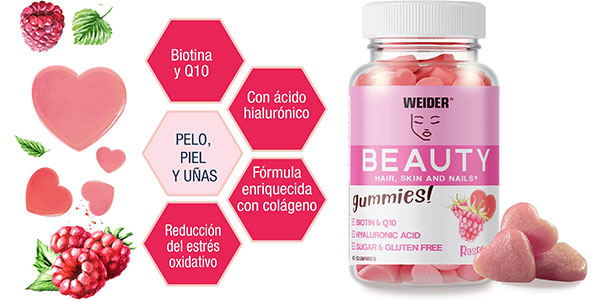 Chollo Suplemento Weider Beauty de 40 gominolas por sólo 6,45€ (-41%)