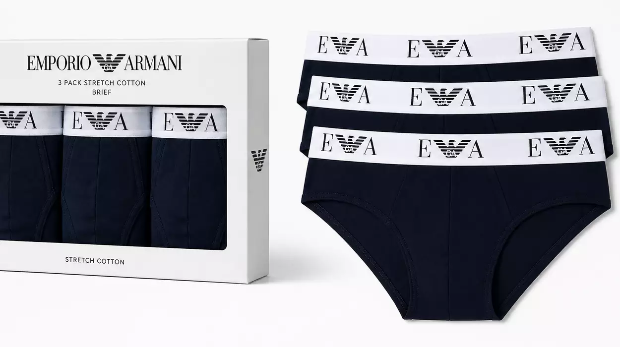 Amazon rebaja un 43% este pack de 3 boxers Emporio Armani Bold de algodón elástico con ajuste cómodo