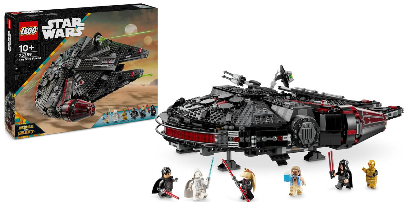 Chollo Set LEGO Halcón Oscuro de Star Wars de 1.579 piezas por sólo 134,99€ con envío gratis (-25%)