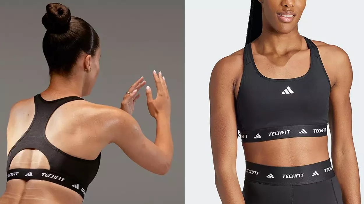 Chollo Sujetador deportivo Adidas Donna Techfit Bra para mujer por sólo 25,49€ (36% de descuento)