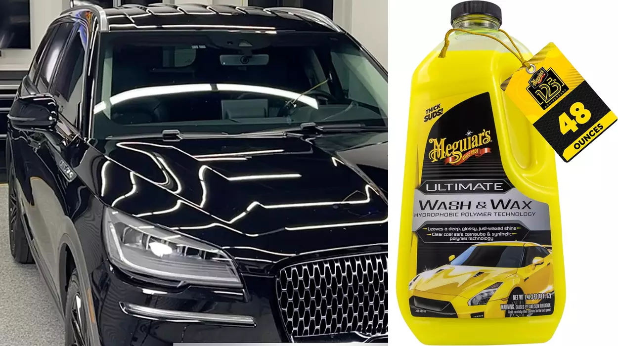 Elimina suciedad y da brillo en un solo paso: champú Meguiar’s con cera para coches relucientes por sólo 18,15€ (-37%)