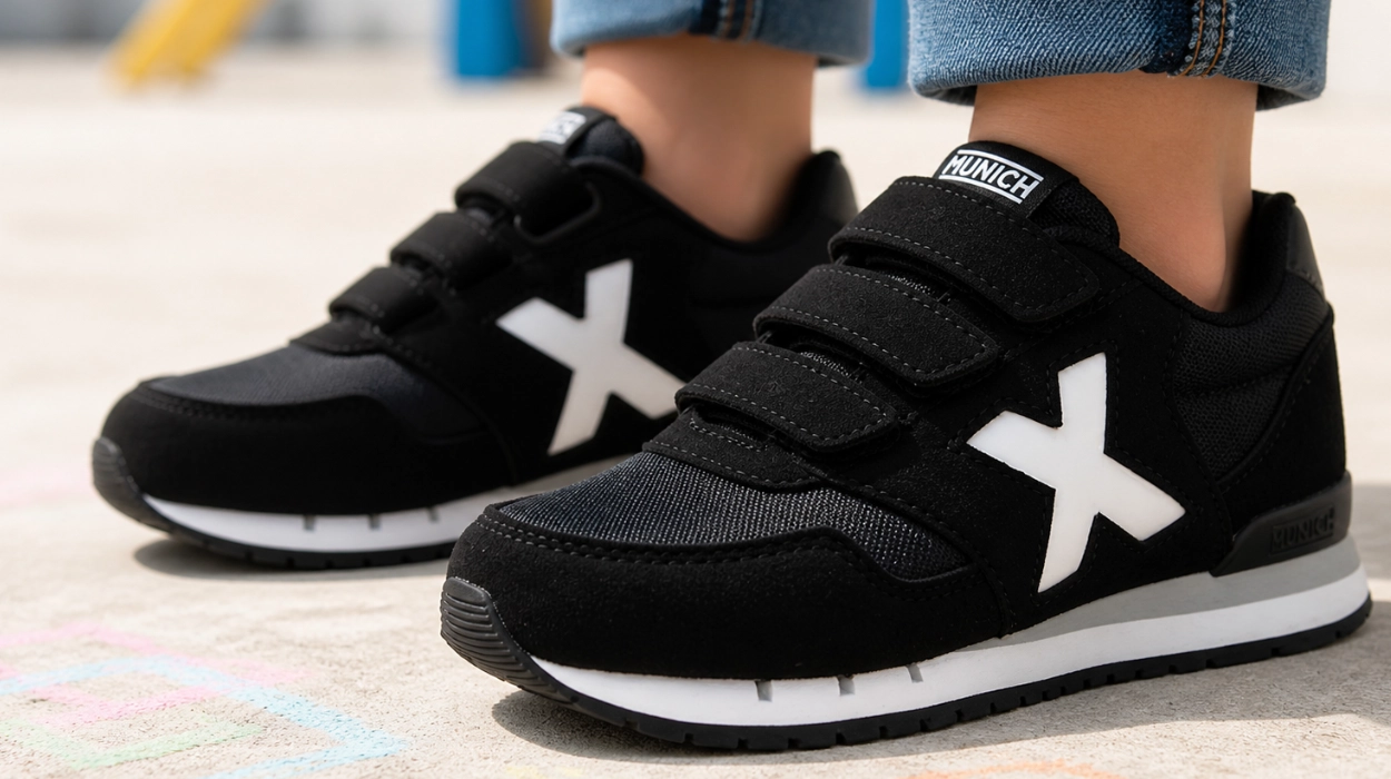 Chollo Zapatillas Munich Dash Kid velcro unisex para niños por sólo 29€ con envío gratis (50% de descuento)