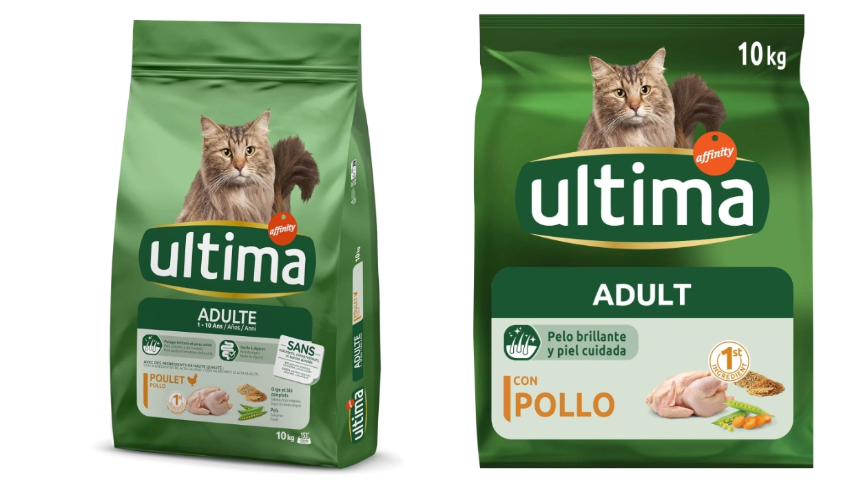 Chollo Pienso Ultima Adult con pollo de 10 kg para gatos adultos por sólo 27,99€ (51% de descuento)