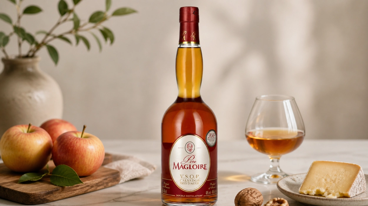 Chollo Calvados Père Magloire V.S.O.P con aroma floral y sabor a miel y vainilla por sólo 22,46€ (-27%)