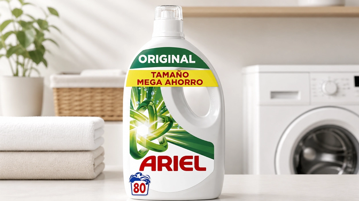 Chollo Ariel Detergente Lavadora Liquido de 3,6L (80 lavados) por sólo 19,99€ (-23%)