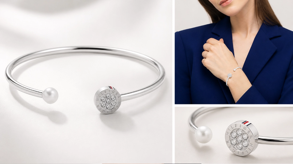 Chollo Pulsera Tommy Hilfiger Bangle abierta para mujer por sólo 42,99€ con envío gratis (38% de descuento)