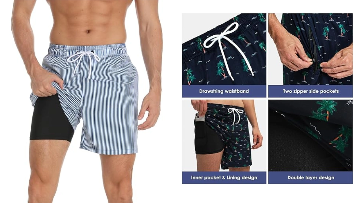 Comodidad sin roces con estos bañadores de secado rápido con forro de compresión para hombre por sólo 19,99€ (20% de descuento)