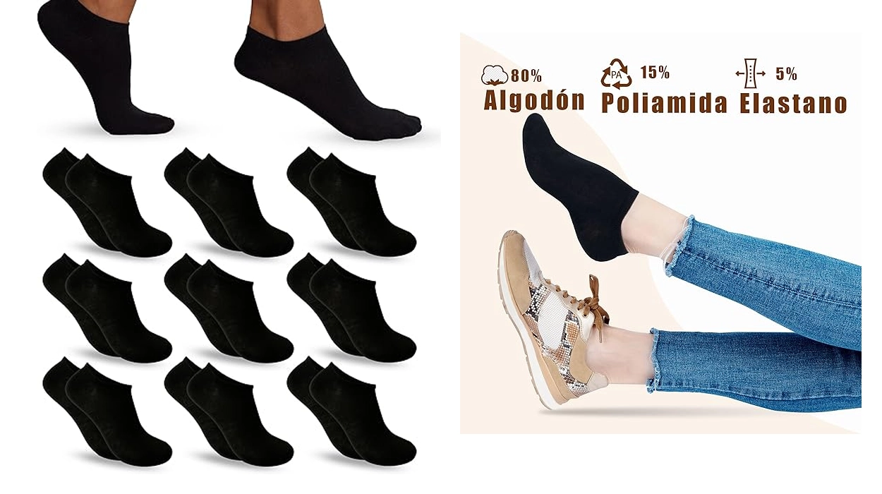 Calcetines tobilleros Popys, de calidad y con valoraciones GENIALES, a sólo 1€ el par