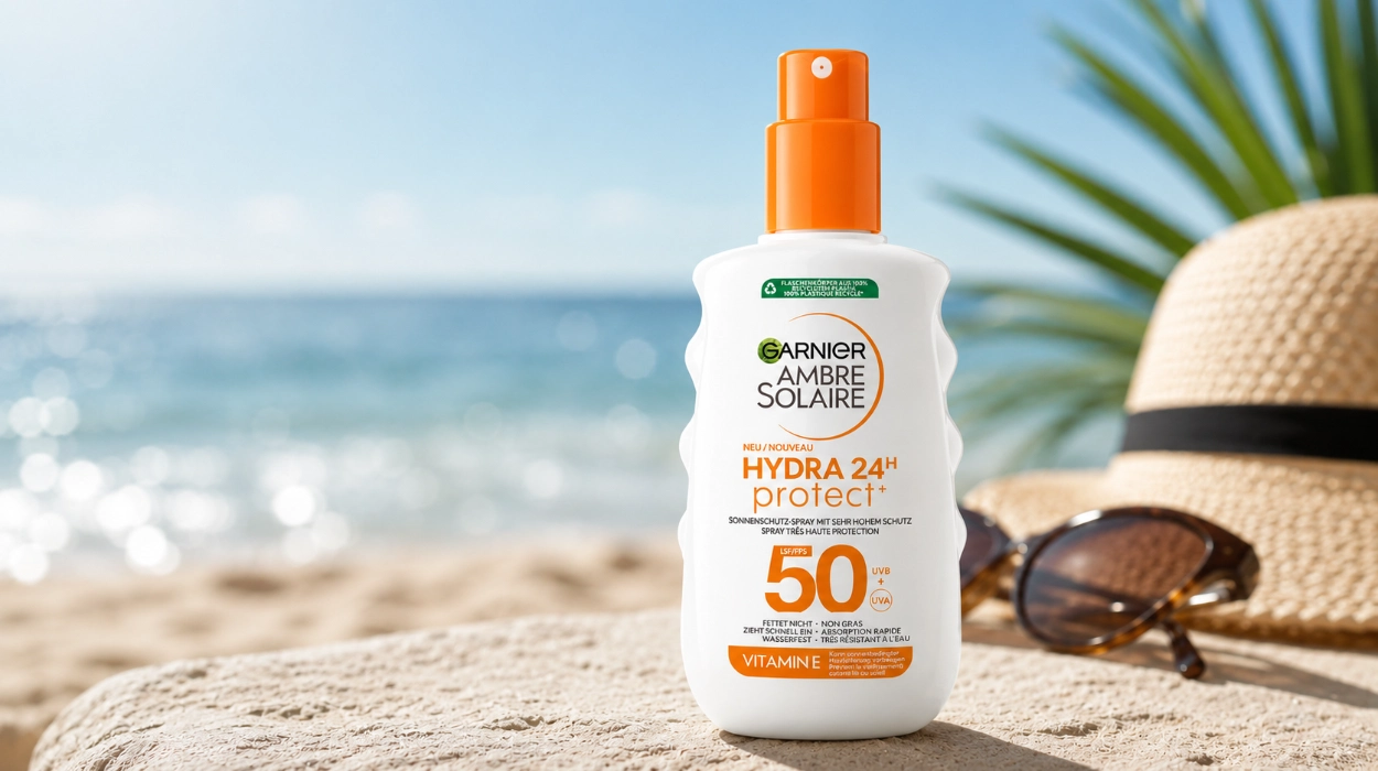 Protección eficaz con Garnier SPF 50: Spray solar con vitamina E, resistente al agua y sudor por sólo 9,02€ (-37%)