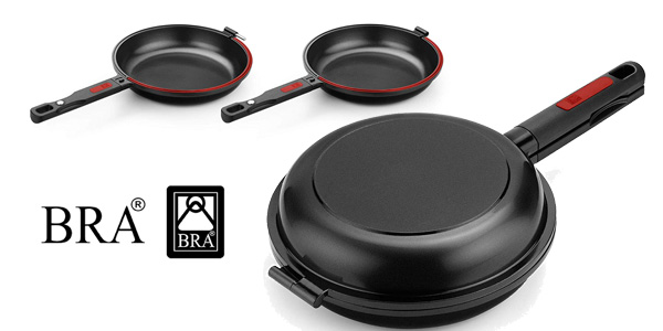 Chollo Sartén doble para tortilla BRA Dupla Première de 24 cm por sólo 39,29€ con envío gratis (60% de descuento)