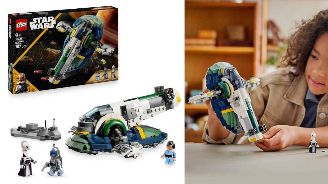 Chollo LEGO Star Wars 75433 Nave Estelar de Jango Fett por sólo 51,29€ con envío gratis (27% de descuento)