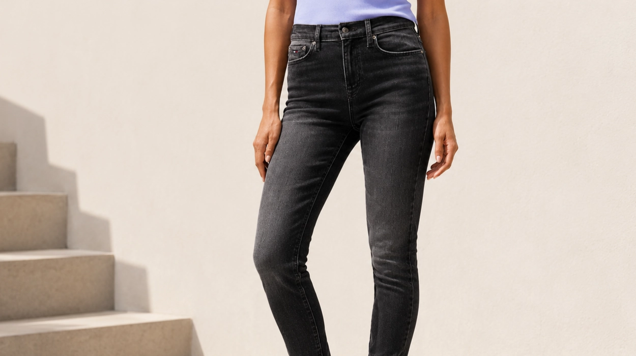 Chollo Vaqueros Tommy Jeans Nora para mujer por sólo 49,95€ con envío gratis (50% de descuento)