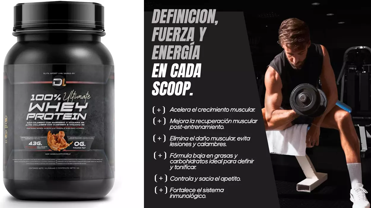 Chollo Healthy FUSION whey protein en polvo 1 kg por sólo 19,69€ (34% de descuento)