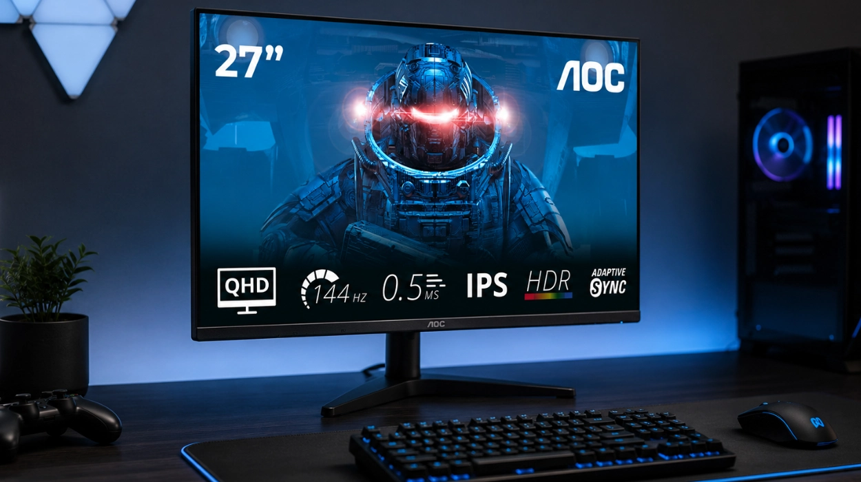 Fluidez total y gran nitidez para juegos y pelis: Monitor AOC Q27B36X de 27″, 144Hz y HDR10 con panel IPS por sólo 109,99€ (-31%)