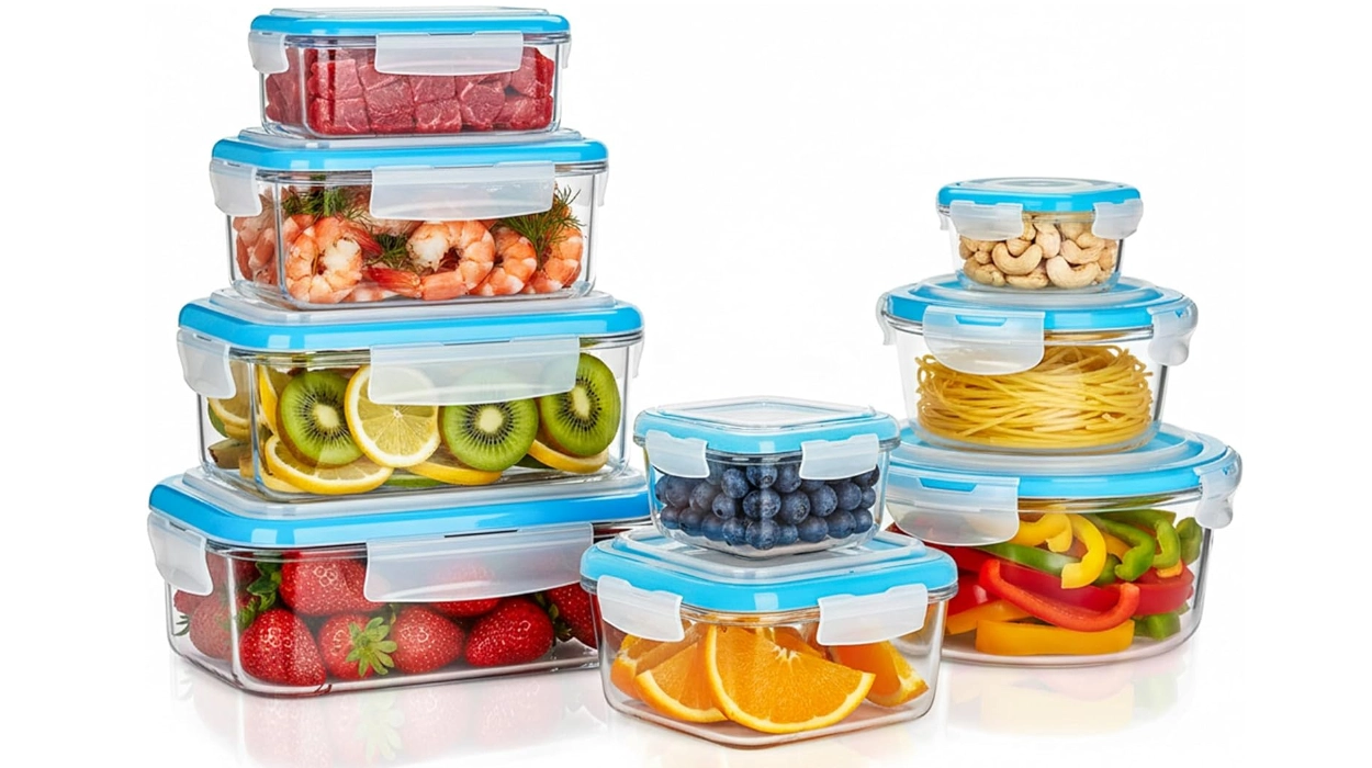 Alimentos frescos y seguros mucho tiempo con este pack de 9 recipientes de vidrio Kichly: herméticos y aptos para microondas por sólo 23,21€ (-32%) ¡2,58€ cada uno!