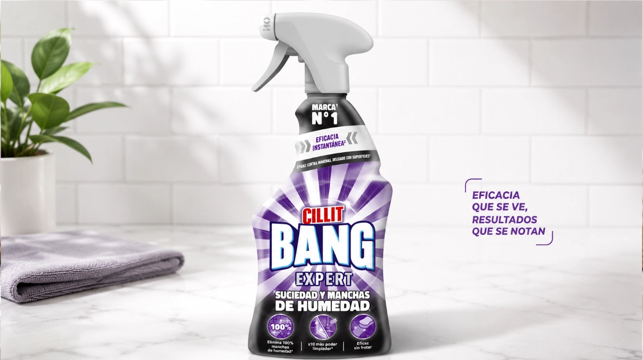 Elimina manchas de humedad y suciedad sin esfuerzo con Cillit Bang spray de 750 ml por sólo 2,99€ (-40%)