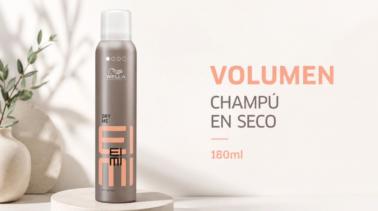 Acabado mate y volumen al instante con Wella EIMI DRY ME: el champú seco que revitaliza tu cabello por sólo 3,99€ (62% de descuento)