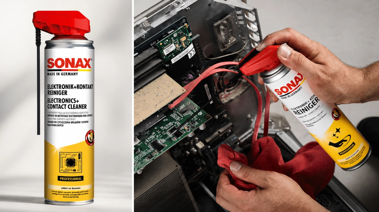 Limpiador de contactos electrónicos Sonax EasySpray 400 ml: elimina residuos y protege contra la corrosión por sólo 7,64€ (31% de descuento)