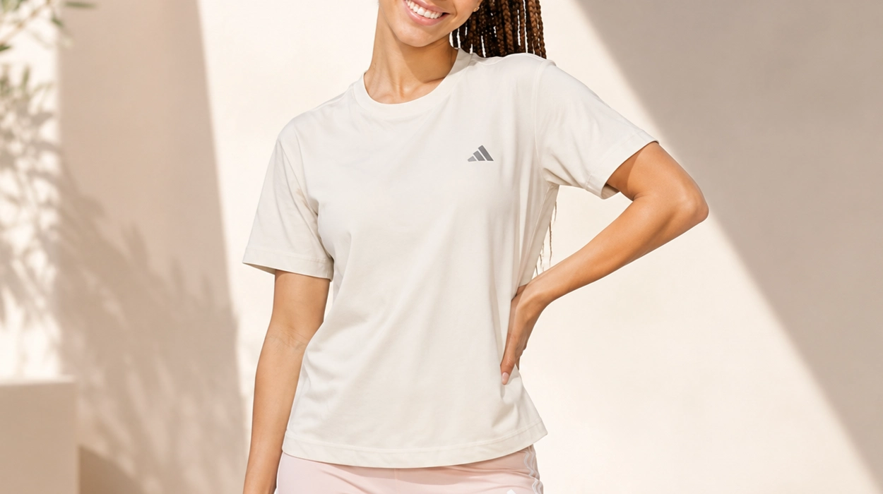 Chollo Camiseta Adidas Essentials Small Logo para mujer por sólo 12,50€ (50% de descuento)