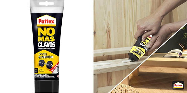 Chollo Adhesivo Pattex No Mas Clavos de 250 g por sólo 6,99€ (46% de descuento)