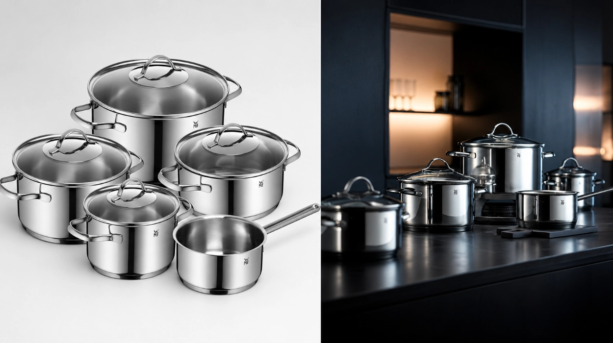 Eficiencia y durabilidad con WMF Provence Plus: batería de cocina 9 piezas apta para inducción por sólo 106,29€ (-12%)