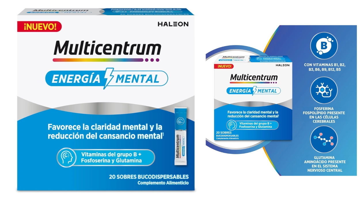 Adiós cansancio mental con Multicentrum: energía y claridad en sobres con sabor maracuyá por sólo 14,16€ (29% de descuento)