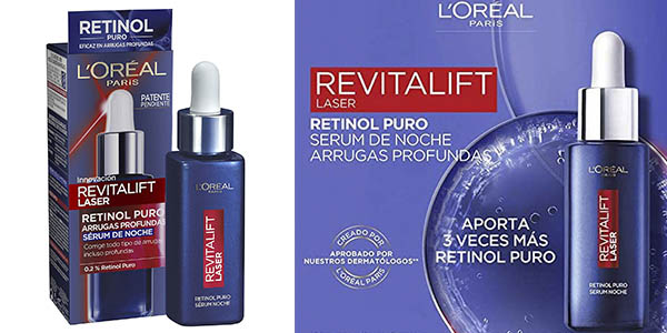Chollo Sérum L’Oréal Paris Revitalift Laser de 30 ml por sólo 15,11€ (37% de descuento)