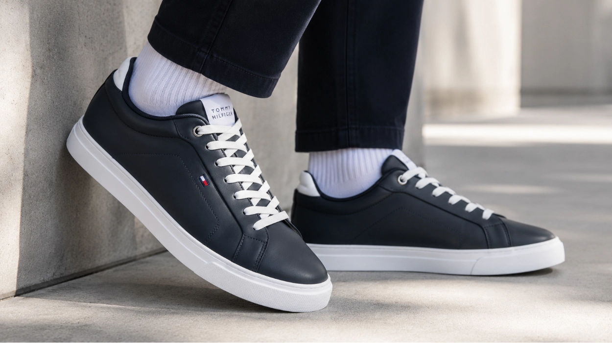 Chollo Zapatillas de piel Tommy Hilfiger Icon Court Light para hombre por sólo 49,95€ con envío gratis (50% de descuento)
