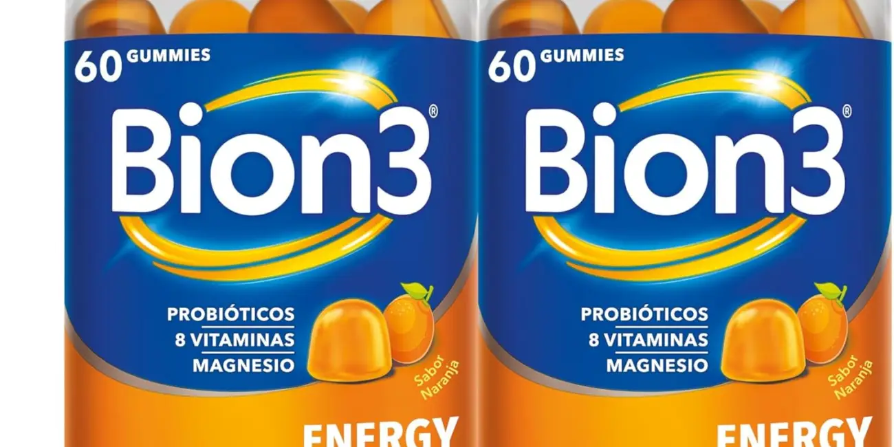 Energía asegurada con el Pack x2 Bion3 Energy Gummies: vitaminas, probióticos y magnesio por sólo 21,69€ (30% de descuento)