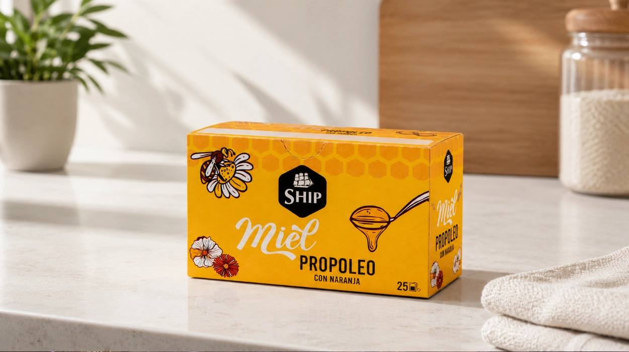 Refuerzo inmunológico con esta infusión Ship de propóleo y miel con naranja por sólo 1,39€ (37% de descuento)