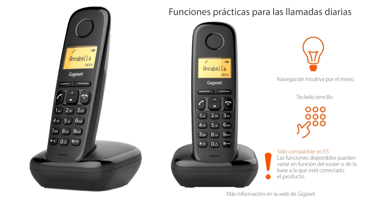 Chollo Teléfono fijo DECT inalámbrico Gigaset A170 por sólo 9,99€ (51% de descuento)