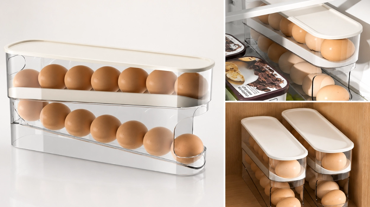 Idea para organizar mejor tu nevera: este rodillo dispensador de huevos seguro por sólo 6,09€ (-60%)