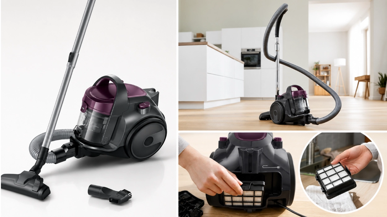 Aspirador sin bolsa Bosch BGC05AAA1 potente, con filtro PureAir y diseño compacto por sólo 85,99€ (-33%)
