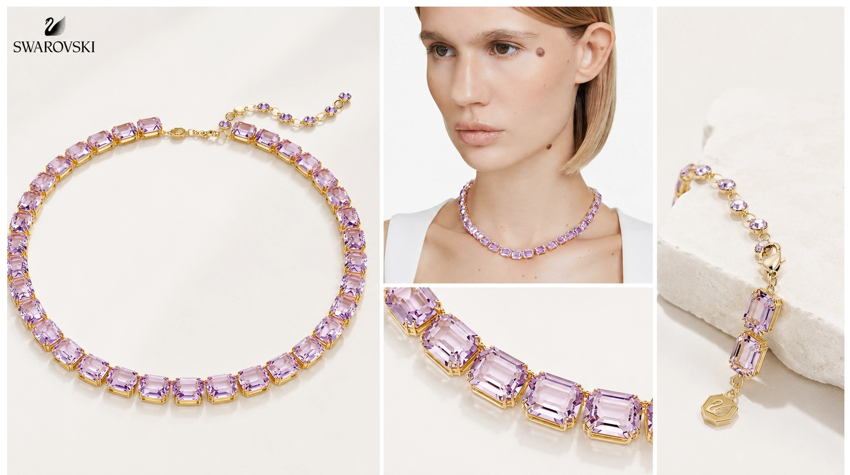 Deslumbra con este collar de la colección Swarovski Millenia con un 45% de descuento en Amazon