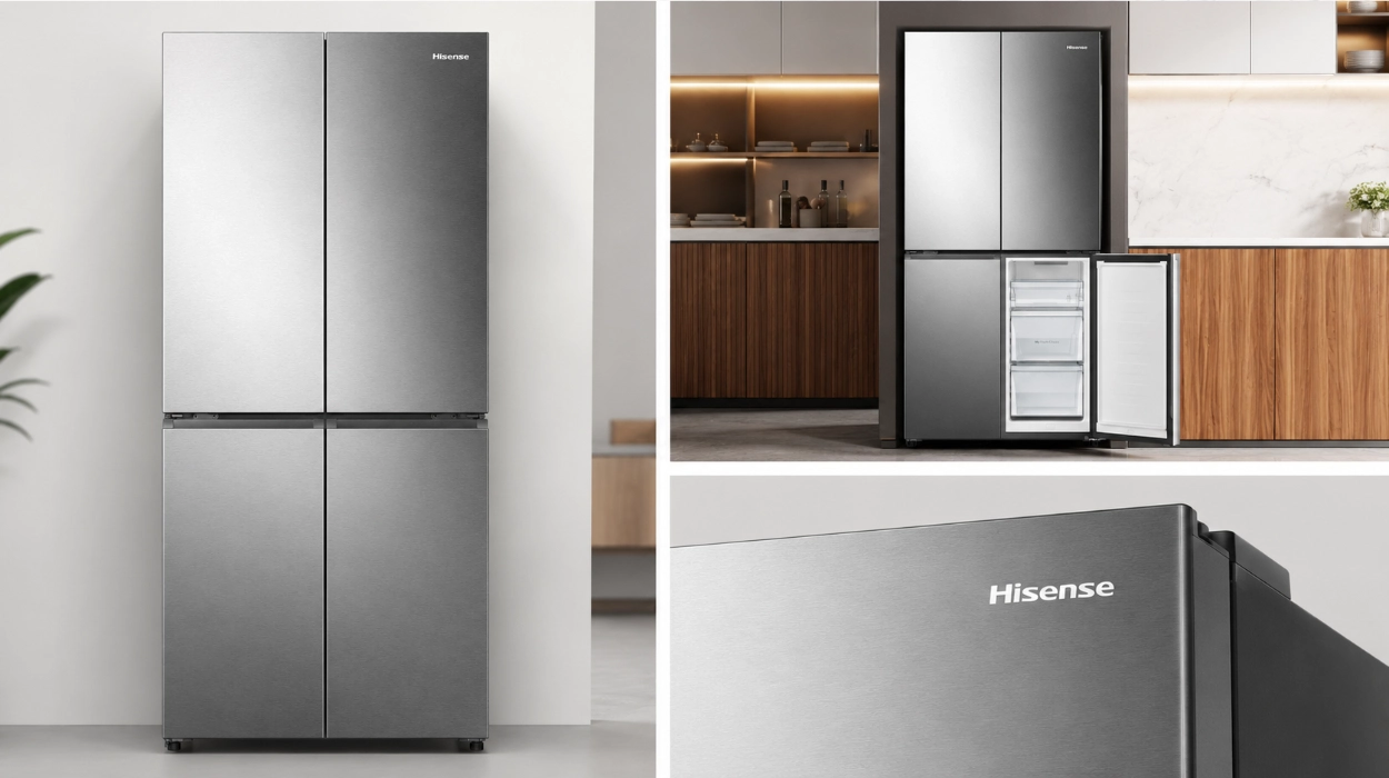 Frigorífico americano Hisense RQ5P470SEIE con conectividad WiFi y Total No Frost por sólo 699€ con envío gratis (39% de descuento)