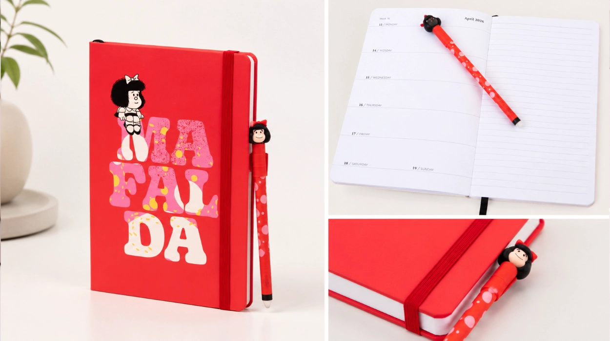 Agenda 2026 Mr. Wonderful: organización semanal con Mafalda y boli borrable por sólo 12,60€ (-58%)