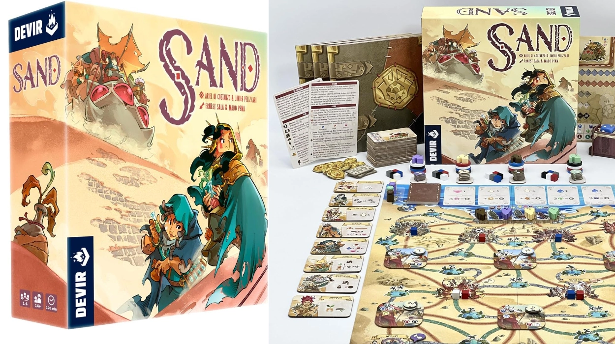 Explora el universo post-apocalíptico con Sand de Devir: juego de mesa de estrategia y gran interacción por sólo 15,29€ (-58%)