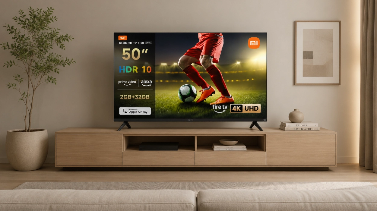 Xiaomi TV F 50 2026 con sistema Fire TV 2GB+32GB y Game Boost 120Hz por sólo 276,99€ con envío gratis (-23%)