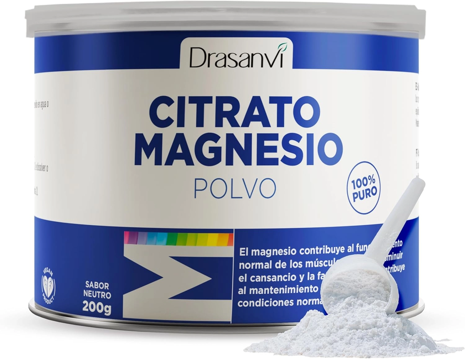 Combate la fatiga con el Citrato de Magnesio en polvo Drasanvi, rápido y sin efectos gástricos por sólo 8,89€ (38% de descuento)