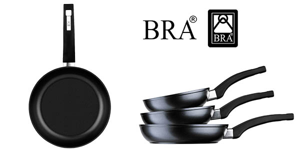 Chollo Set de 3 sartenes Bra de 18-22-26 cm Exclusivas de Amazon por sólo 37,19€ con envío gratis (-33%)