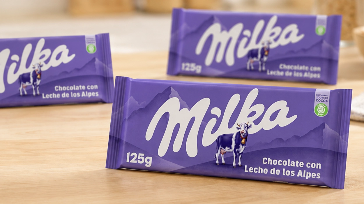 Pack de 4 tabletas Milka chocolate con leche alpina de 125g por sólo 3,58€ (-55%)