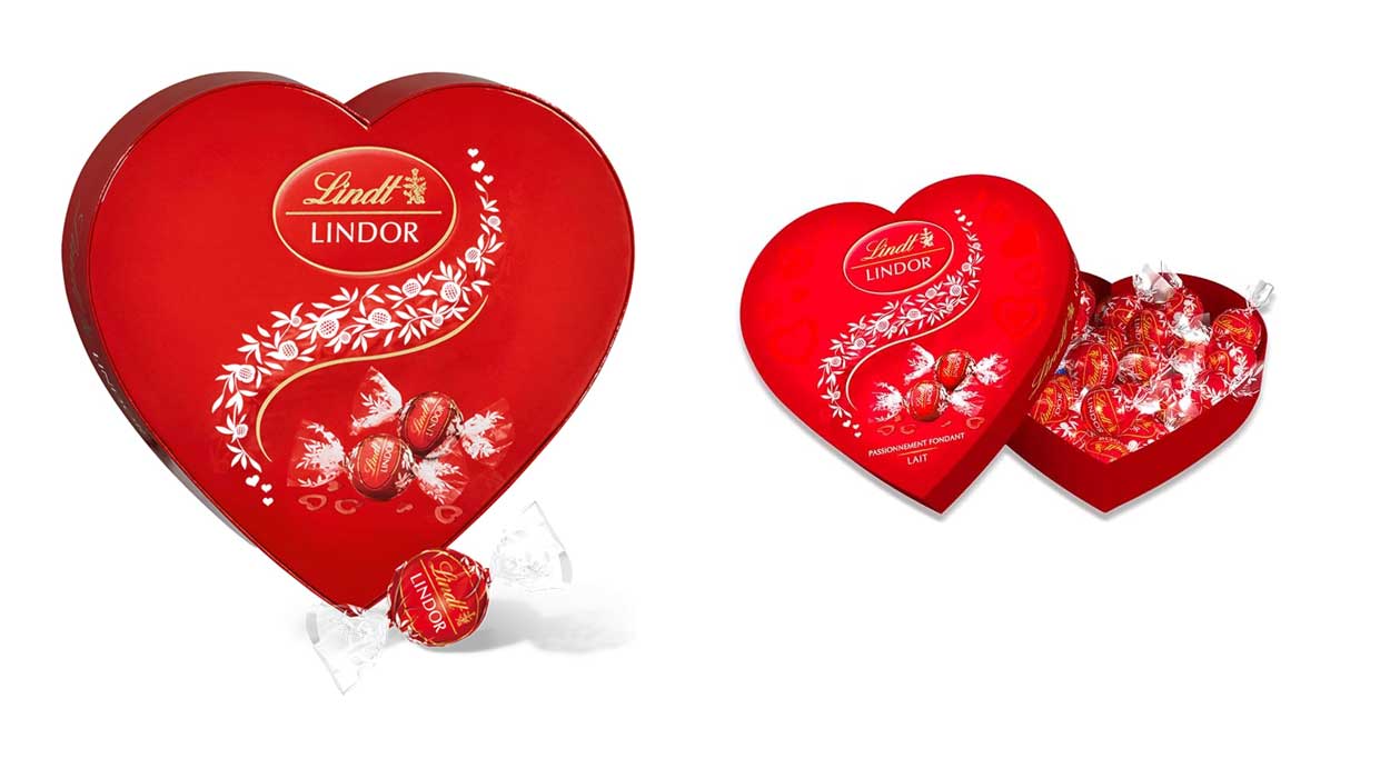 Chollo Lata de Bombones Lindt Lindor con forma de corazón de 200 gramos por sólo 6,99€ (30% de descuento)