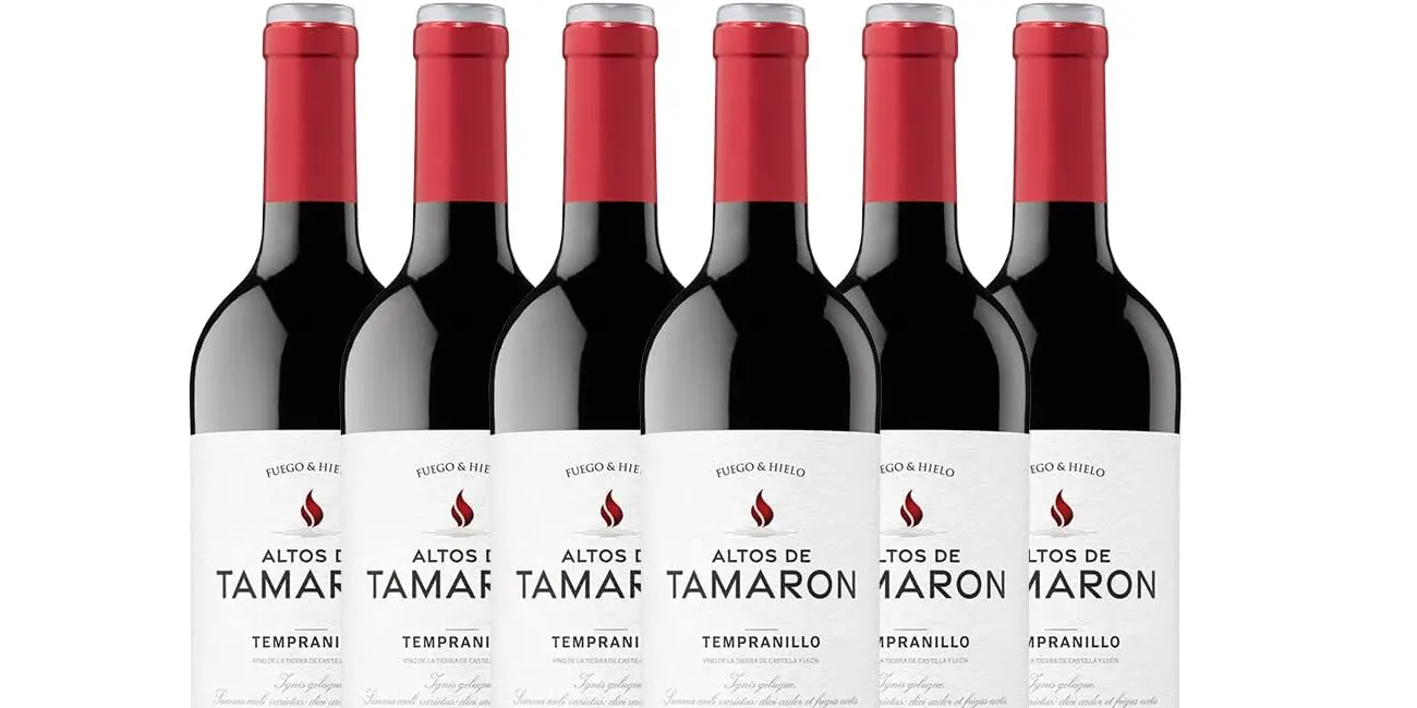 Chollo Pack x6 Altos De Tamaron vino tinto DO Ribera del Duero Joven por solo 16,40€ (-22%) ¡2,73€ cada una!
