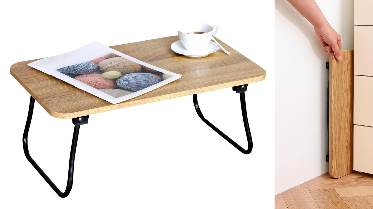 Mesa plegable Dupi Easy: diseño compacto y duradero para cualquier espacio reducido por sólo 10,75€ (32% de descuento)